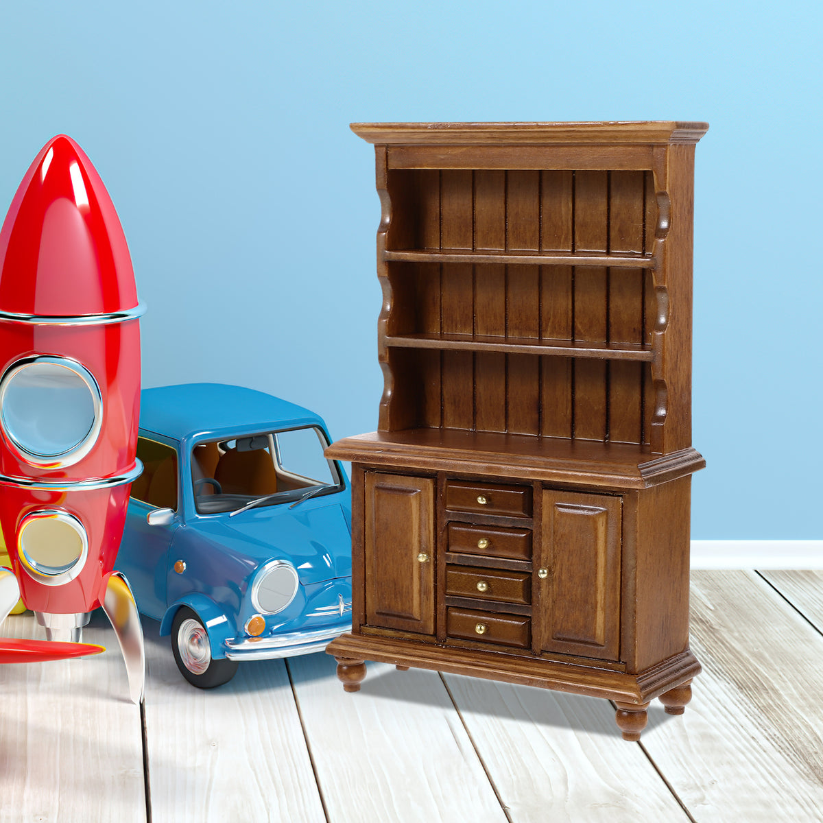Miniature Book Shelf Doll House Furniture F6210