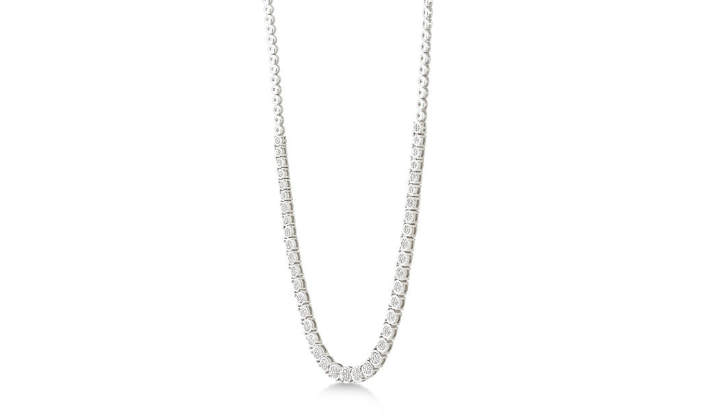 1/3 Carat T.W Diamond Sterling Silver Necklace B646