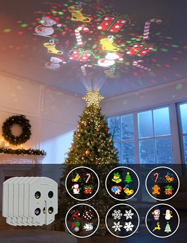 Christmas Tree Topper Lighted Silver Snowflake W948212