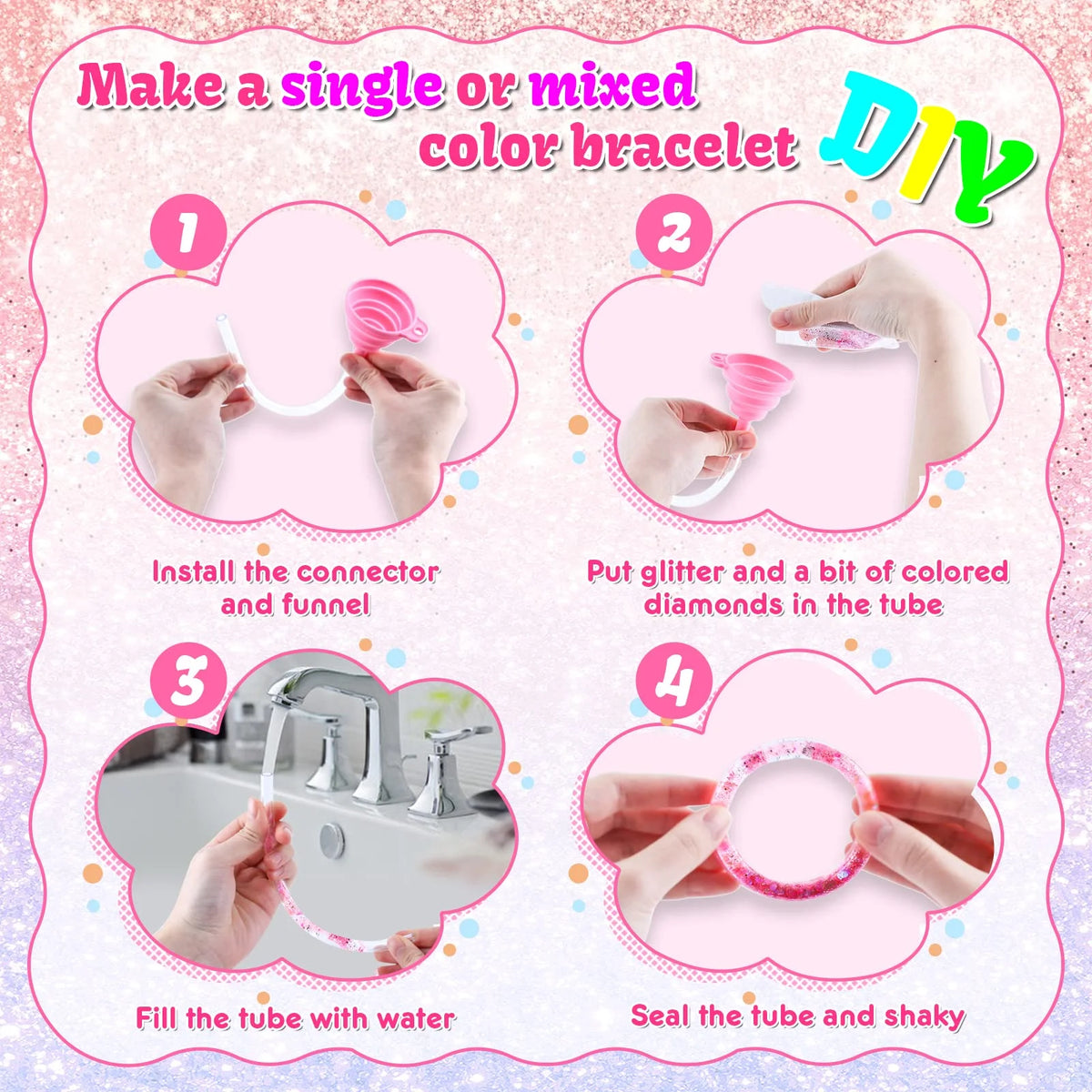 Bracelet Making Kit for Girls Art and Craft Toy F21259