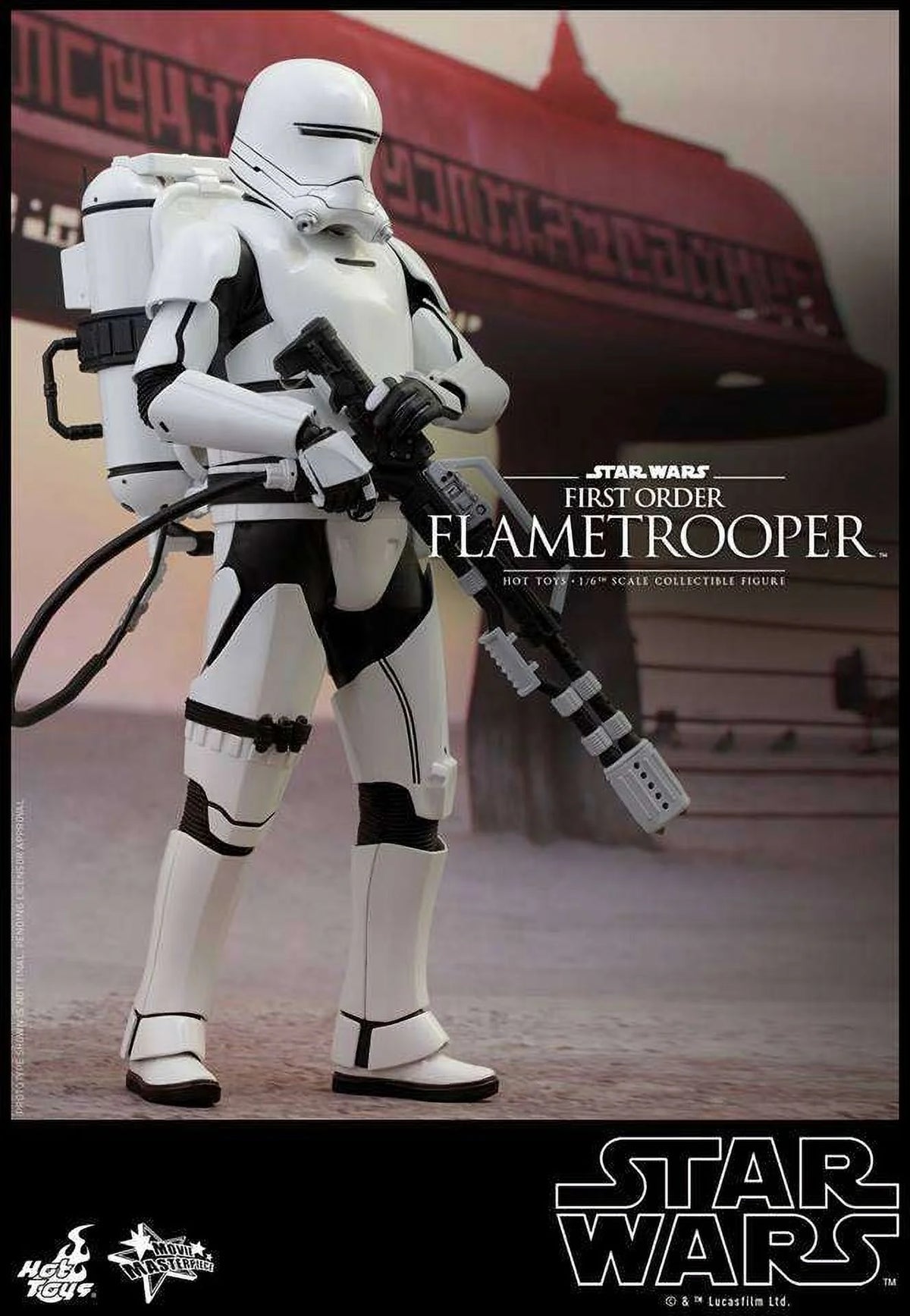 1:6 Scale First Order Flame Trooper Figure O61942