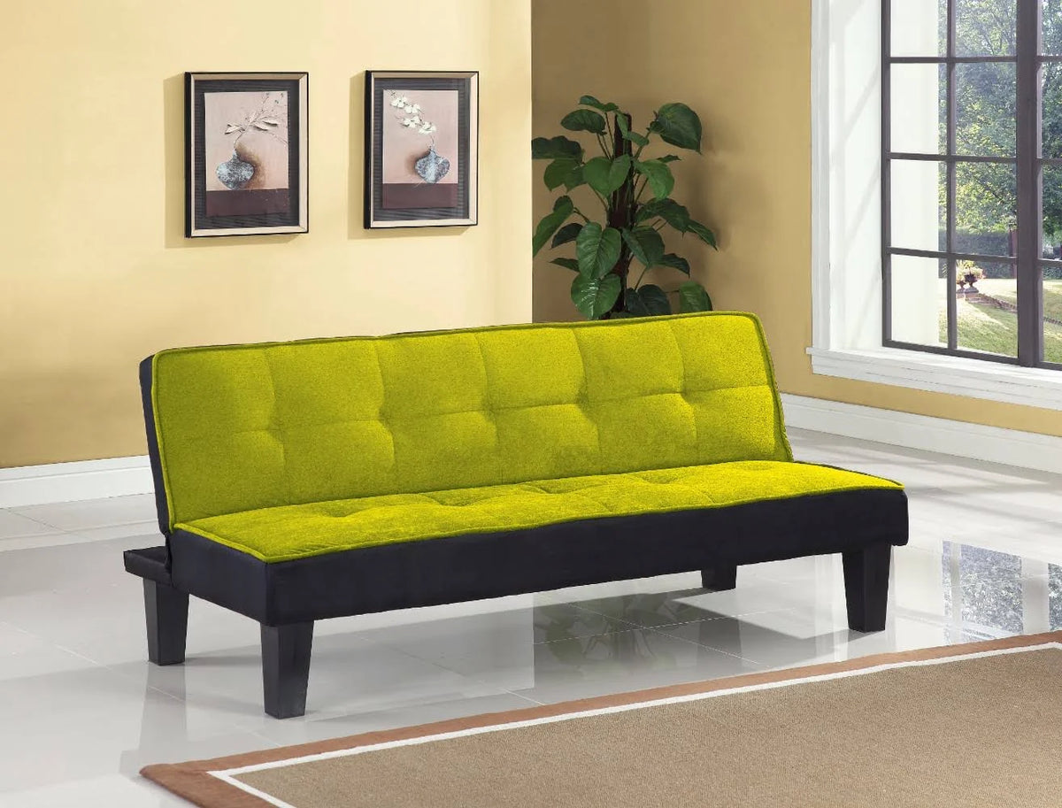 Green Flannel Adjustable Sofa D504896