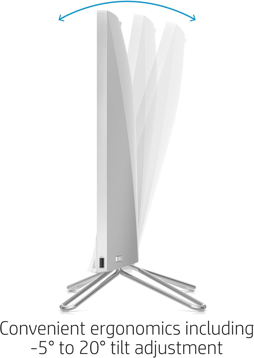 24-inch All-in-One Touchscreen Desktop Computer, AMD Ryzen 5 4500U Processor, 12 GB RAM, 512 GB SSD, Windows 10 Home, Silver I933