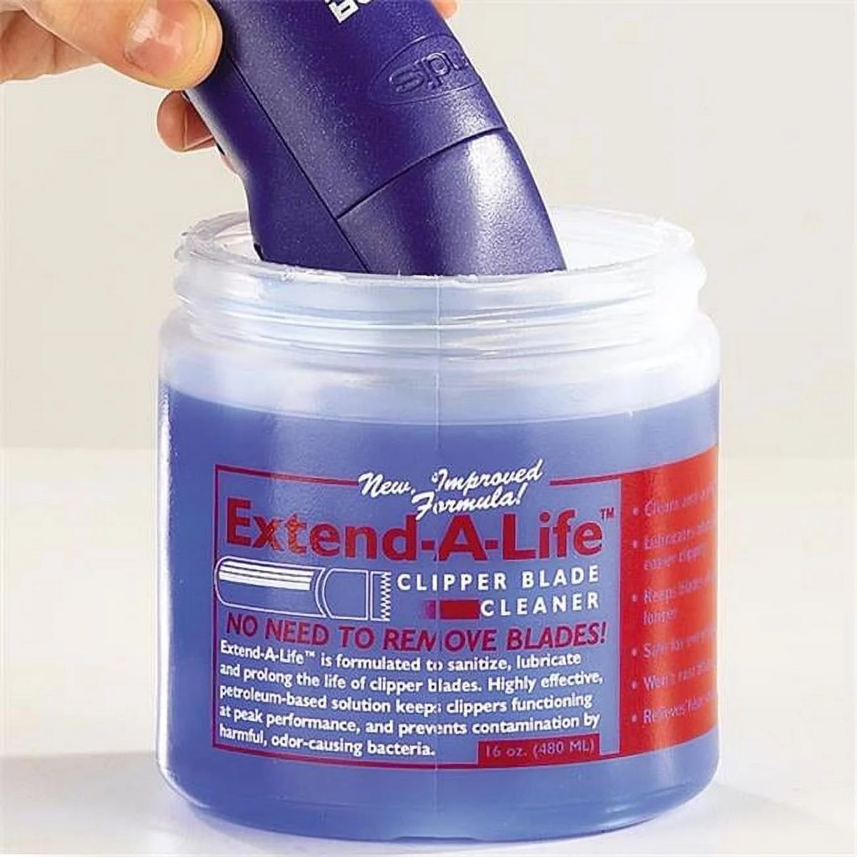 Black 16oz Clipper Blade Rinses L17817