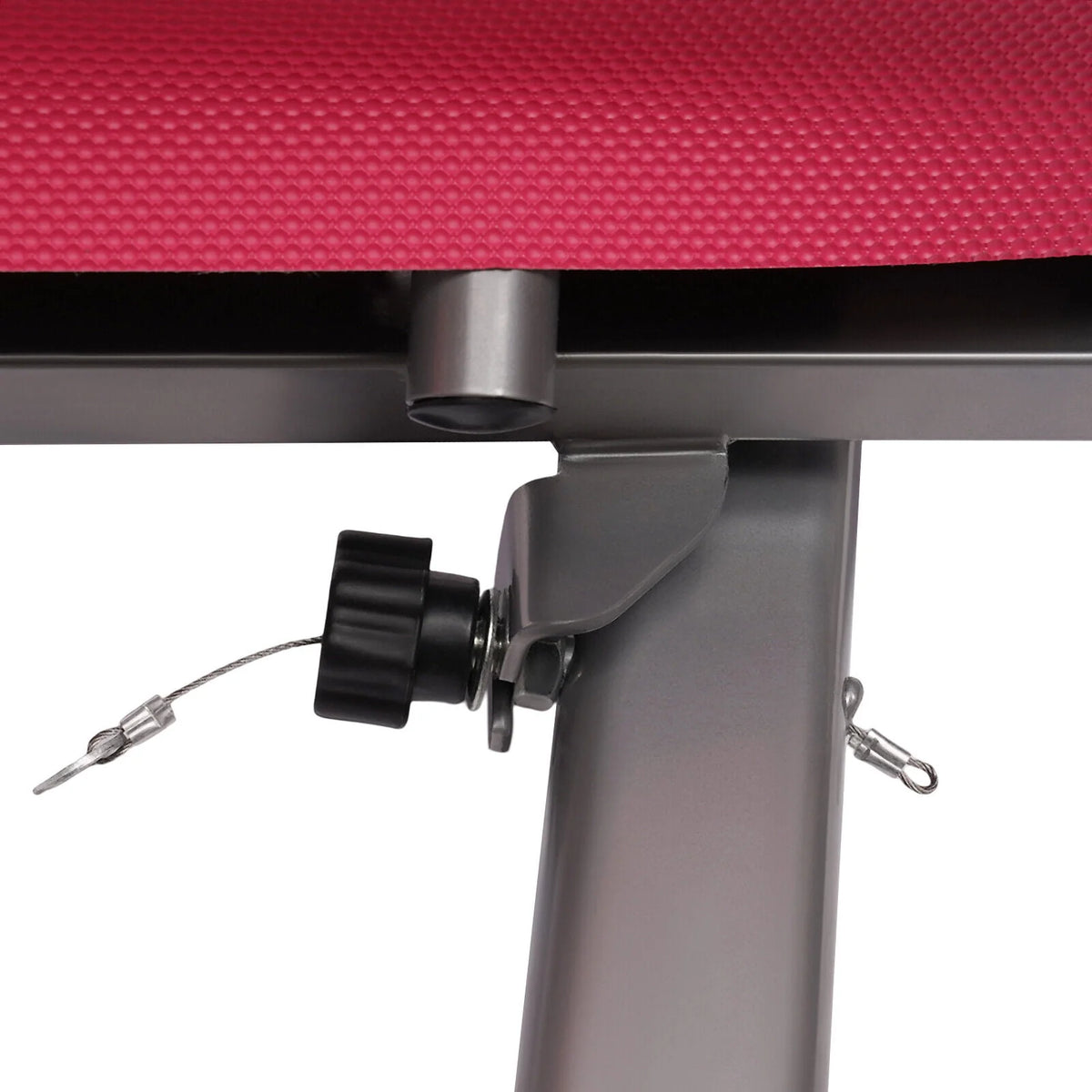 Folding Treadmill with Manual Incline Pink A698596