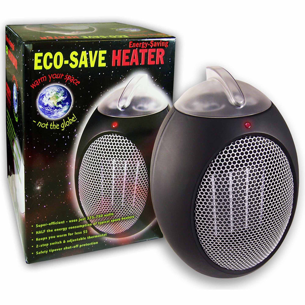Eco-Save Space Heater Fan Thermostat 375 Watts Z705