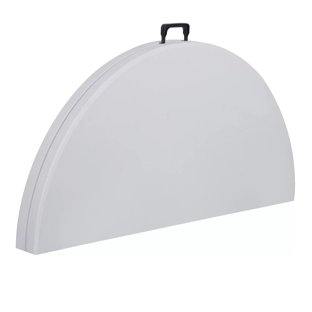 Black Round Foldable Plastic Table P4153