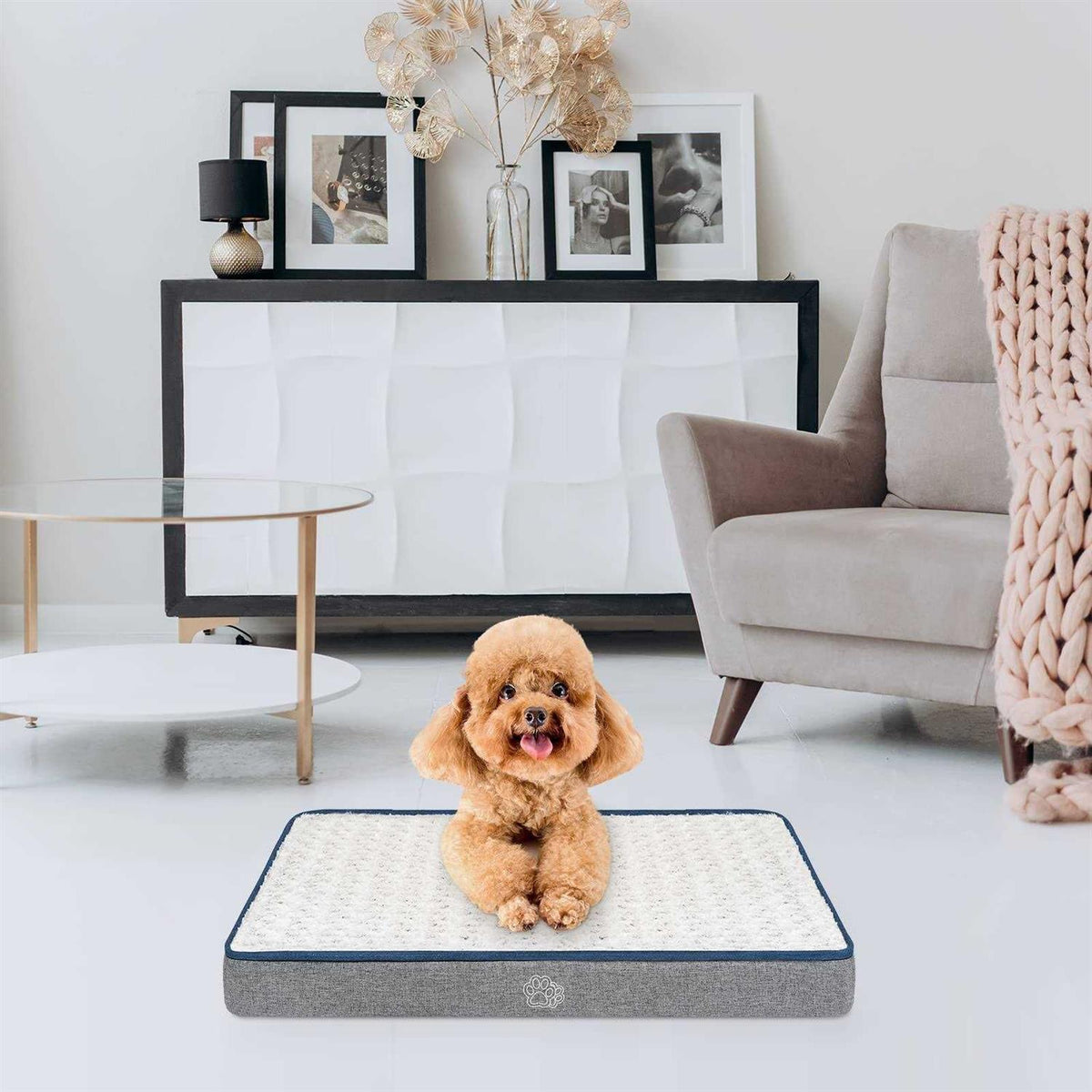 Dog Bed Crate Pad Washable Removable Cover A301243