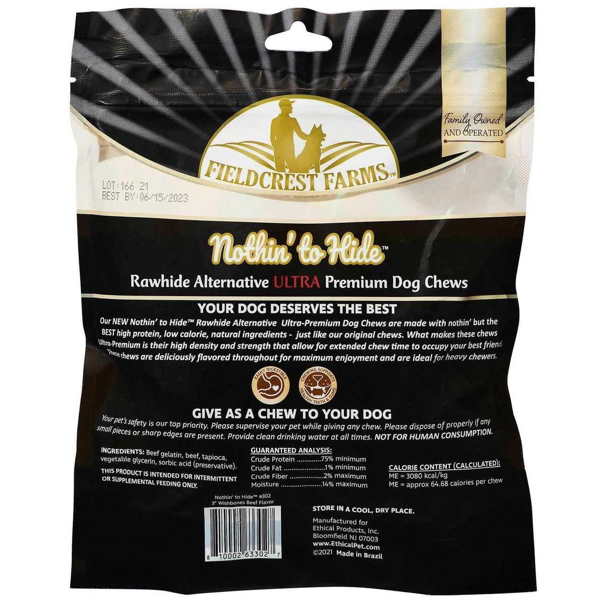 Beef Wishbone Dog B34663