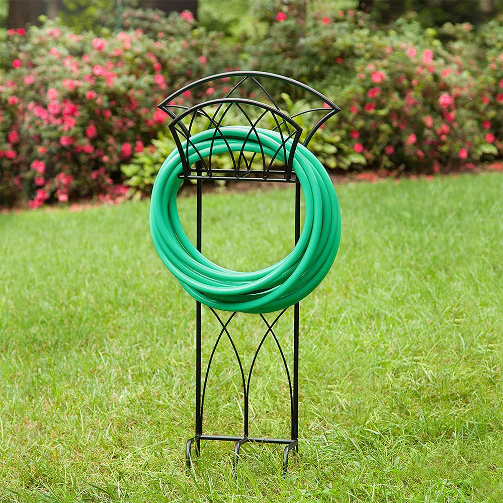 Steel Water Hose Stand with Storage H783909