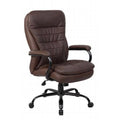 Black Heavy Duty LeatherPlus Chair P13102
