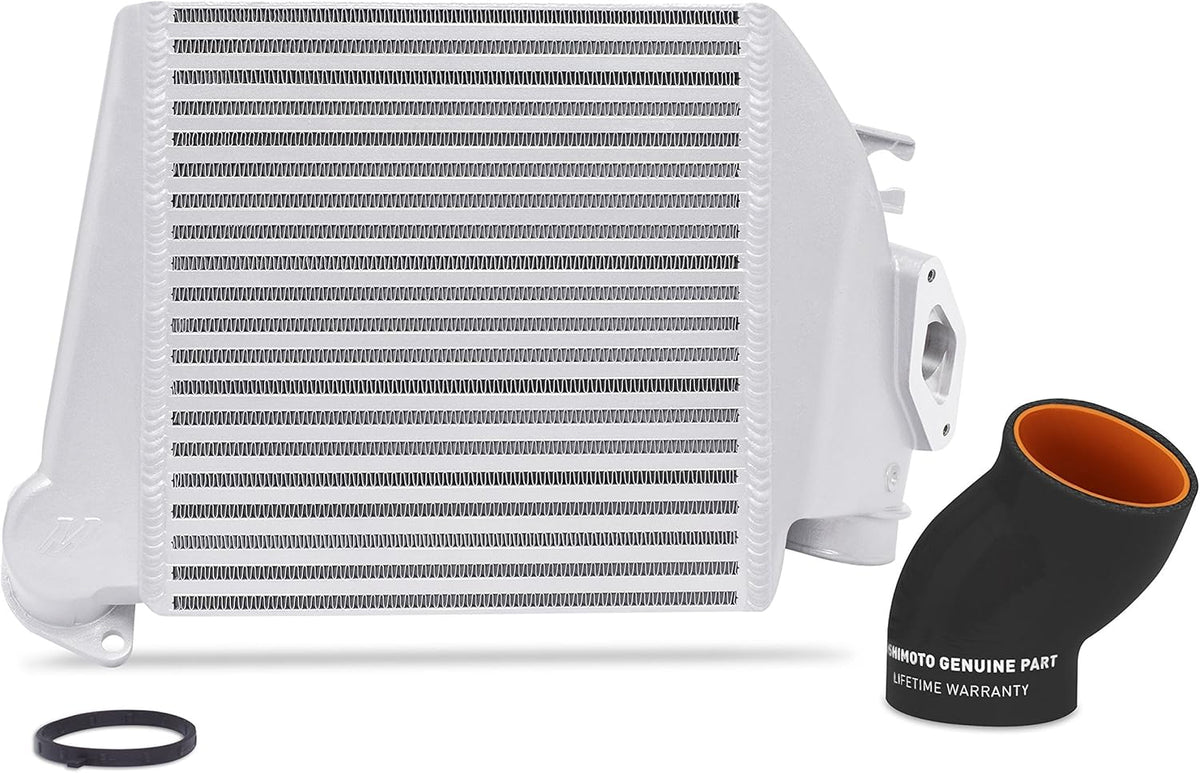 Top-Mount Intercooler Kit Silver Cooler Black Hose F380