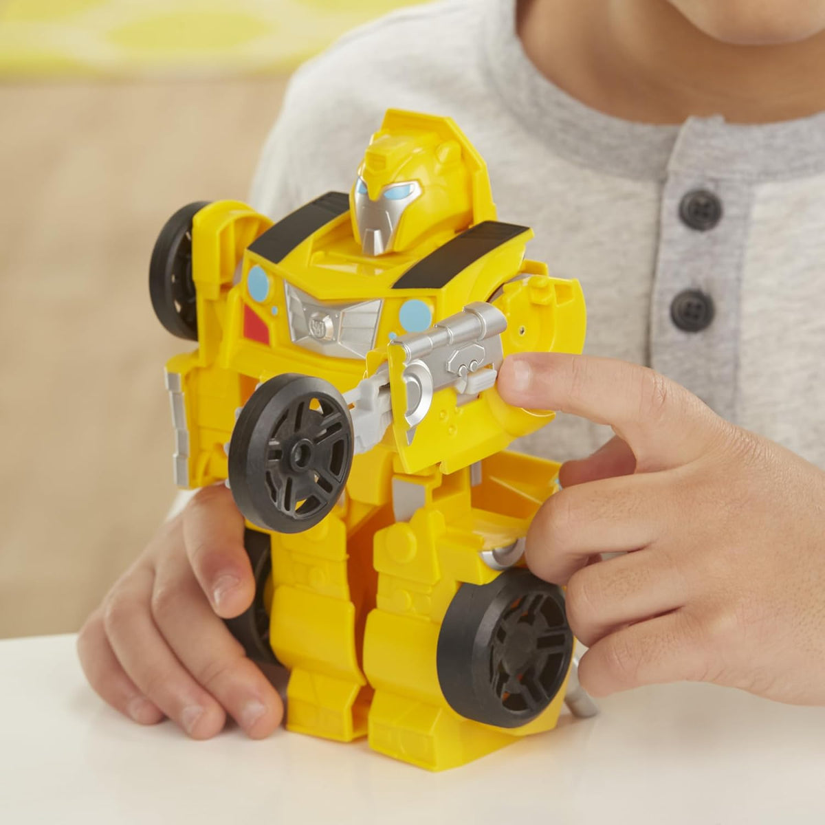 6-Inch Converting Toy Robot Action Figure W273