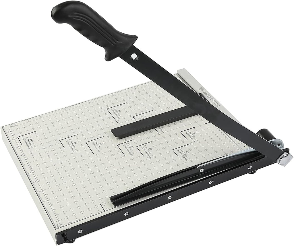Guillotine Paper Trimmer 15” Cutting Length with Safety Blade Lock X38044