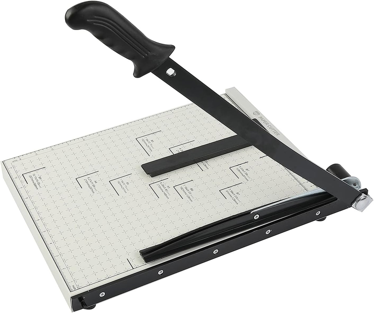 Guillotine Paper Trimmer 15” Cutting Length with Safety Blade Lock X38044