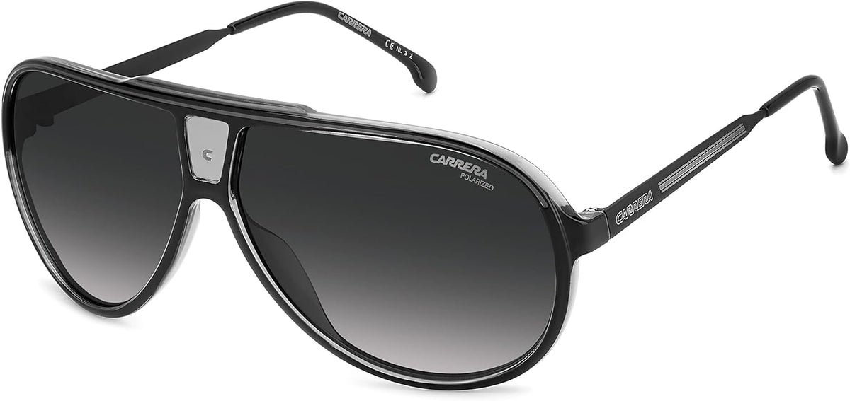 Polarized Grey Shaded Pilot Sunglasses 63 H115