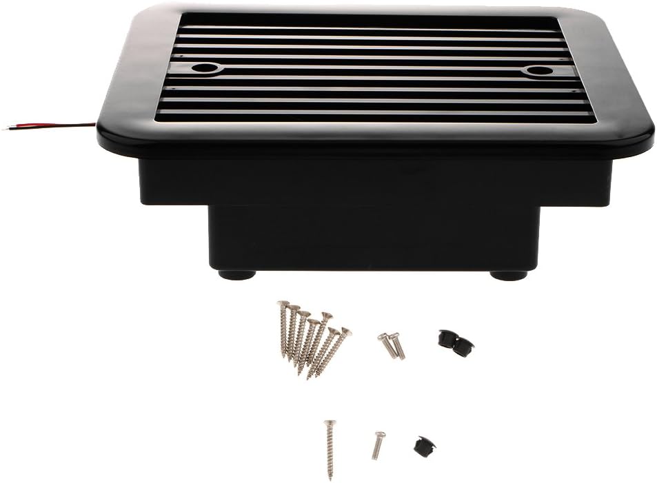12V One-Way Ventilation Fan for Car RV Van (Black) F7293