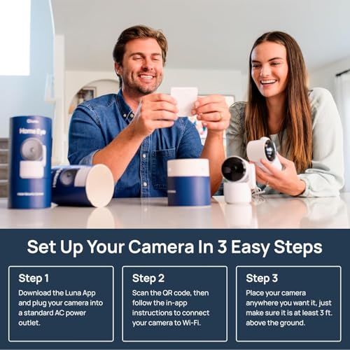 White Wi-Fi Camera with Night Vision and Two Way Audio O737