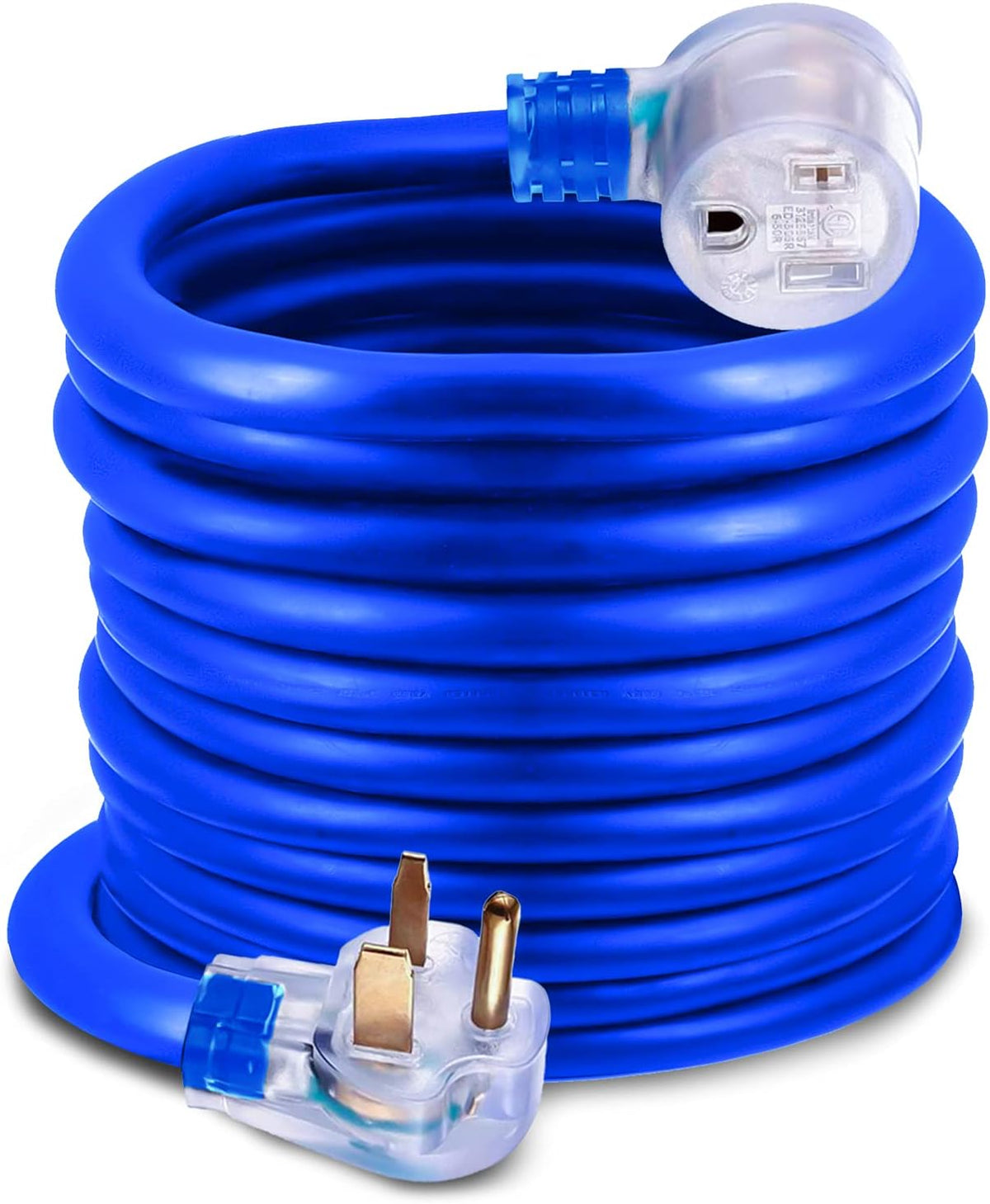 50A 25FT 6-50R Female 6-50P Male Heavy Duty Welder Extension Cord Q8097