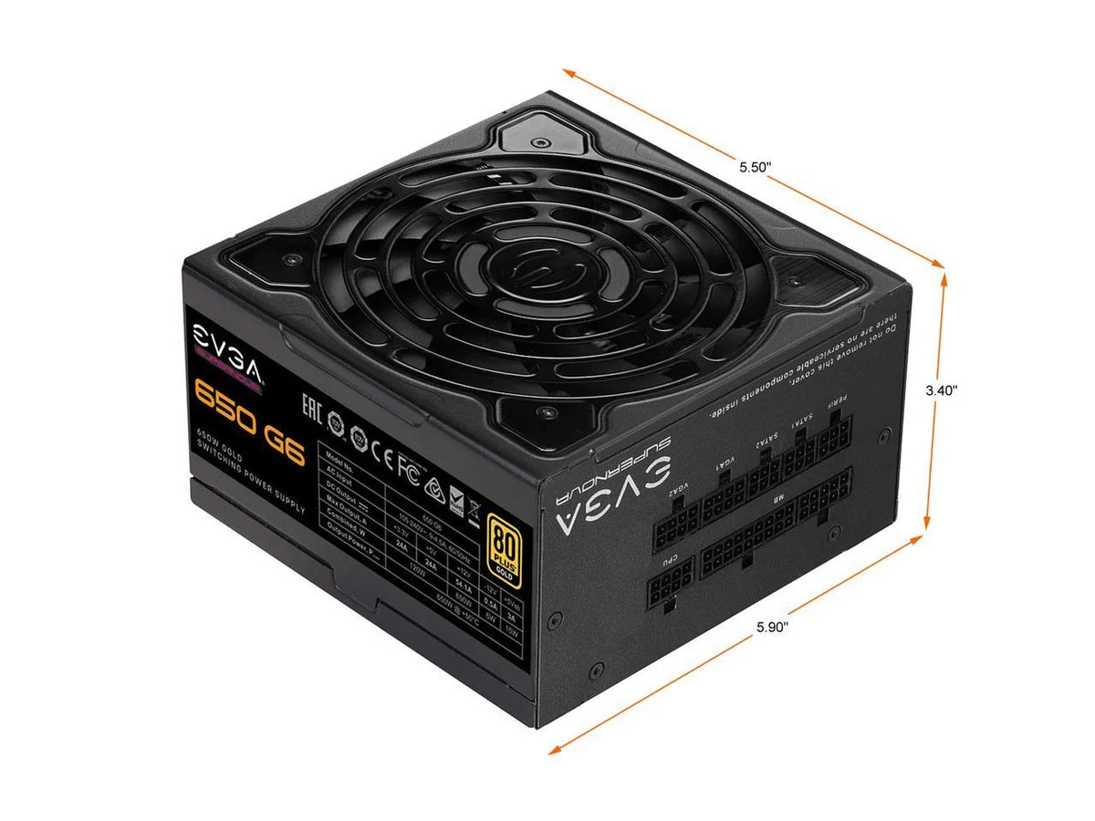 650W 80 Plus Gold Fully Modular Compact Power Supply C552103
