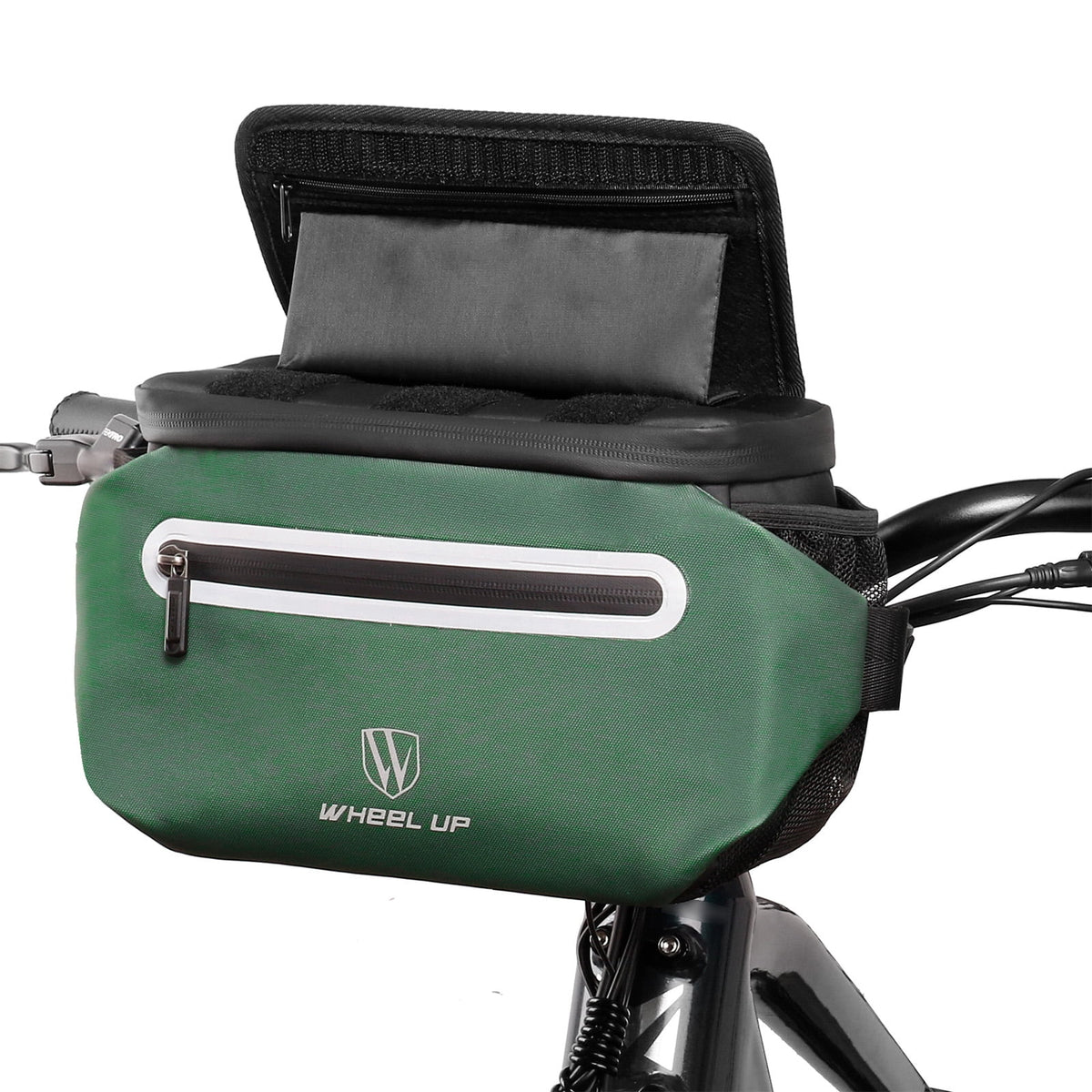 Large Front Storage Bike Handlebar Bag with Touchscreen Phone Holder V729