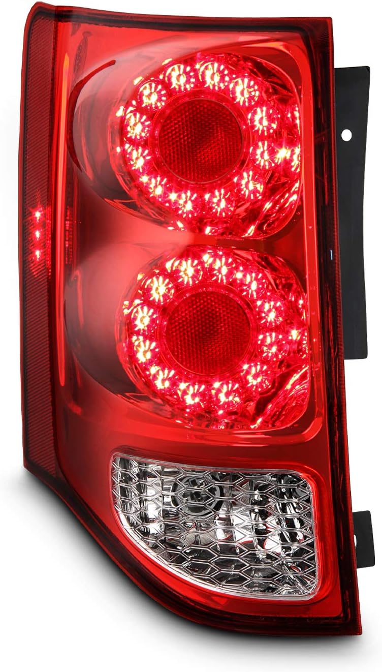 Chrome Red Clear Tail Brake Lights with Turn Signal I43941