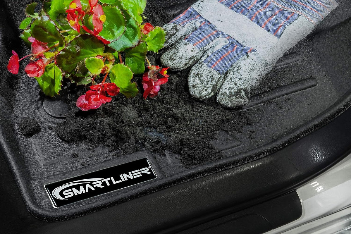 Custom Fit Floor Mats 2 Row Liner Set Black R54536