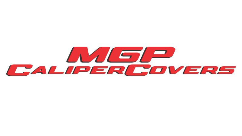 4 Caliper Covers Yellow Finish Black Z115490
