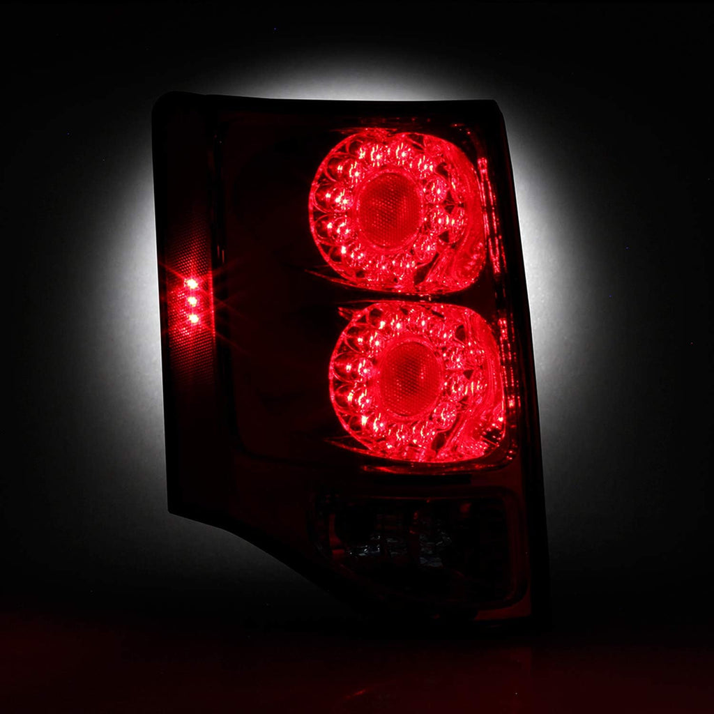 Chrome Red Clear Tail Brake Lights with Turn Signal I43941