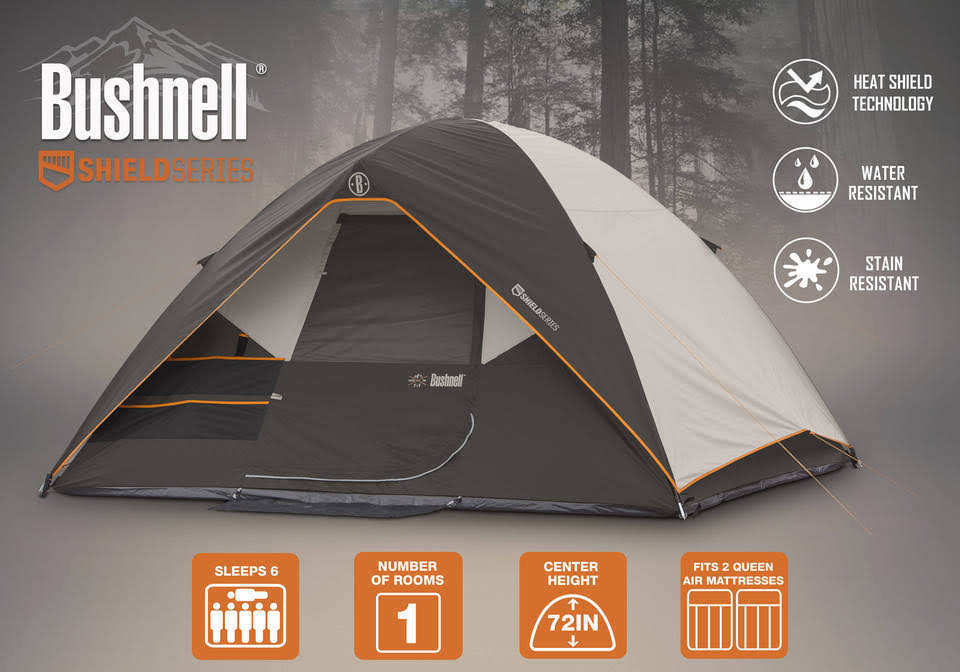 11 x 9 Instant Cabin Tent, Sleeps 6, Gray N972