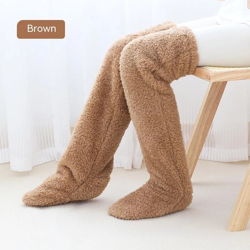 High Fuzzy Long Socks B270