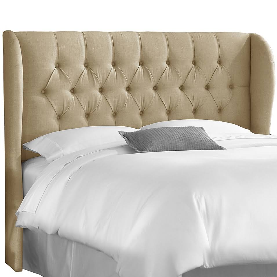 Tufted Full Headboard in Sandstone M2106