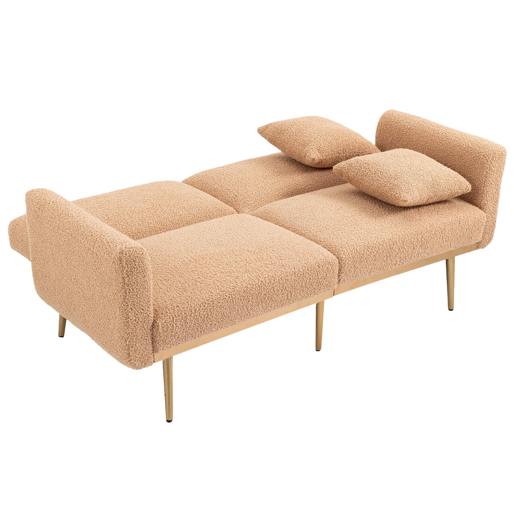 Velvet Sofa with Metal Feet G42889