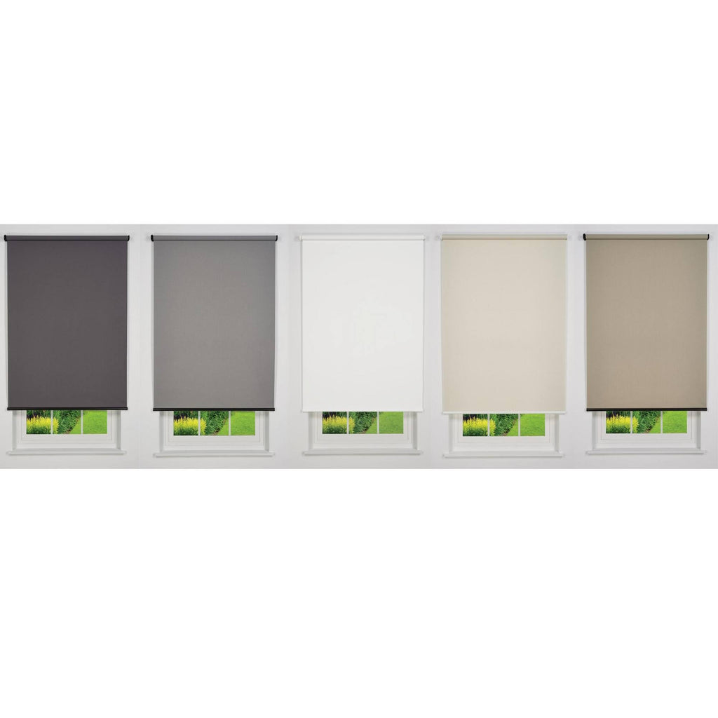 Beige Cordless Blackout Roller Shade 72 W x 78 H Y5052