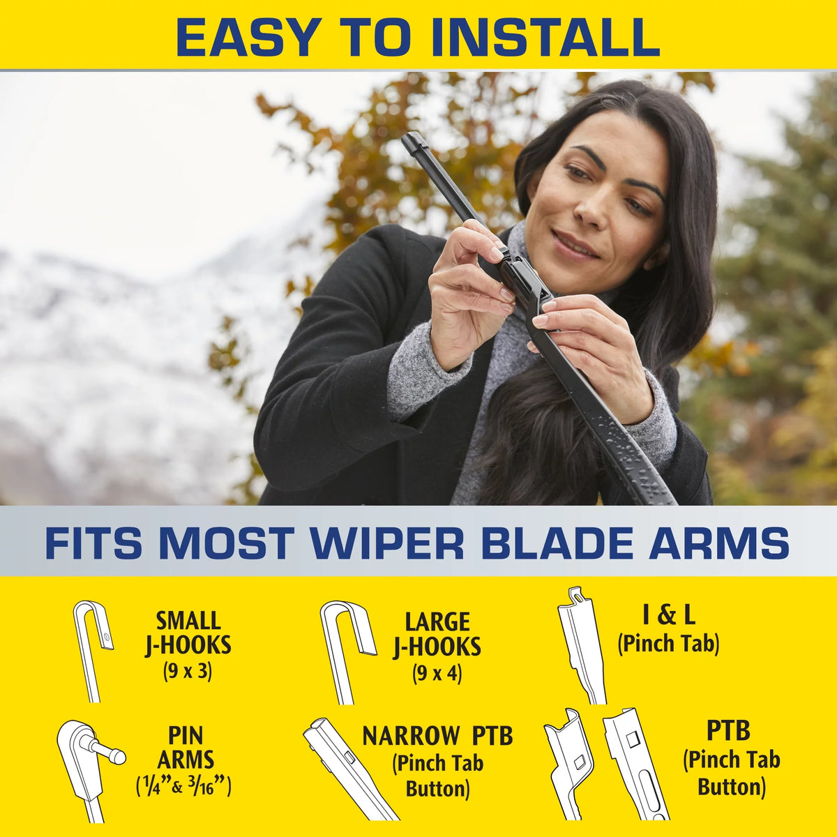 14 2-in-1 Windshield Wiper Blade A2580