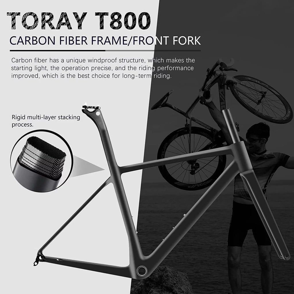 Carbon Fiber 700C Road Bike 22 Speed J405