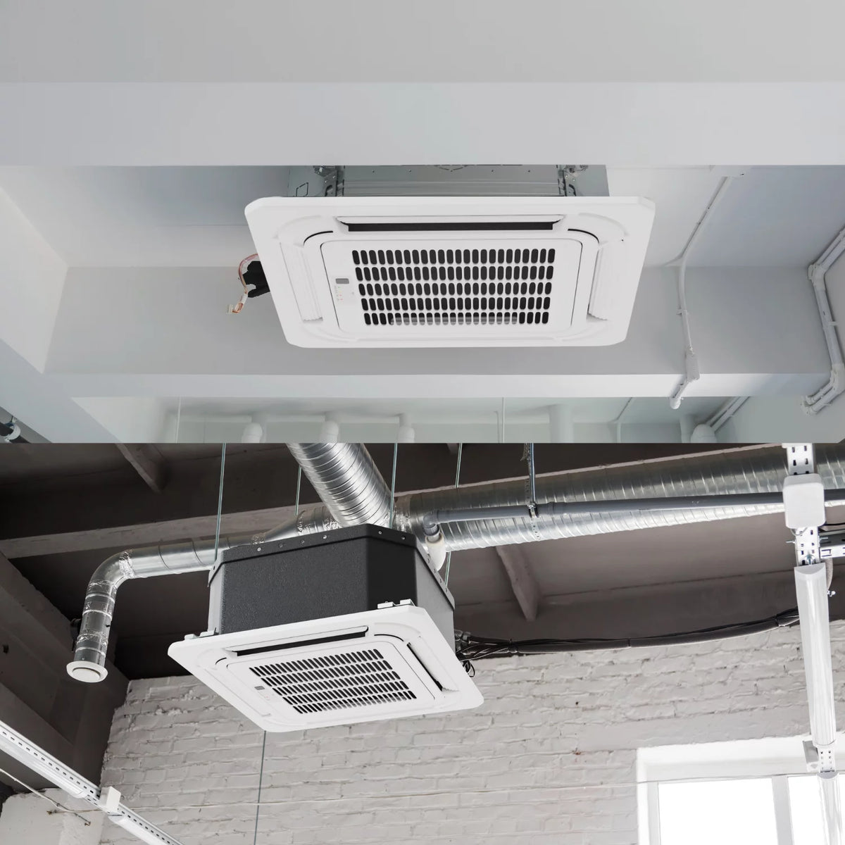 24000 BTU 230V Ceiling Cassette Mini Split Heat Pump Air Conditioner W589655