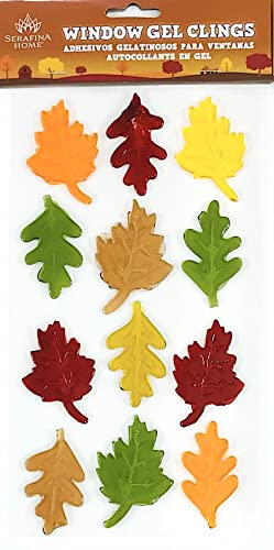 Winter Gel Cling Stickers for Windows and Mirrors, 6 Sheets F24781