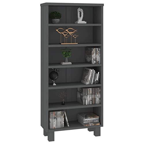 Light Gray Solid Wood Pine Media Cabinet H544863