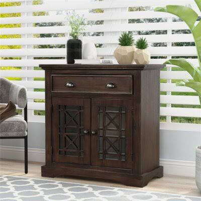 Espresso Accent Cabinet I814