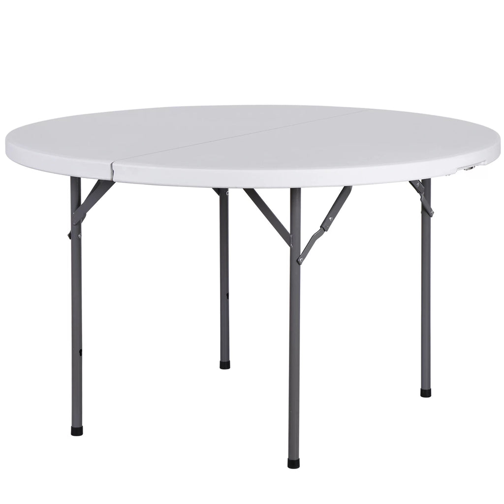 Black Round Foldable Plastic Table P4153