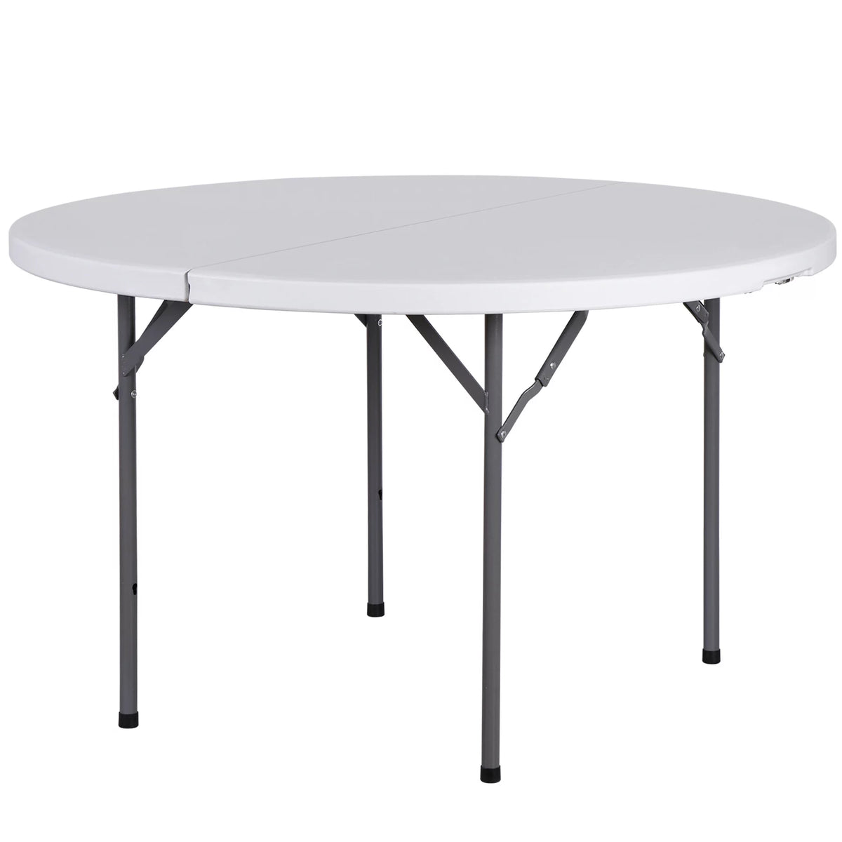 Black Round Foldable Plastic Table P4153