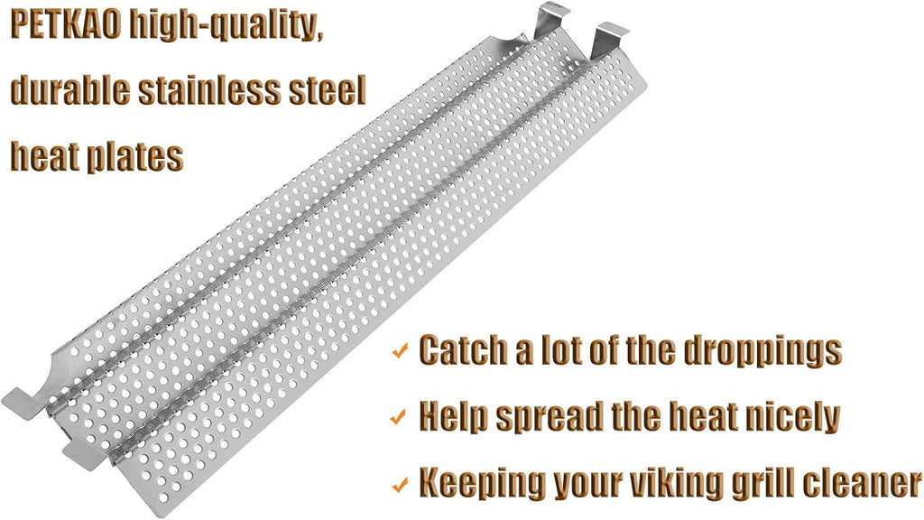 Stainless Steel Heat Plates Replacement Parts, 8PCS F531