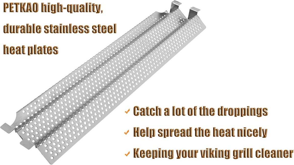 Stainless Steel Heat Plates Replacement Parts, 8PCS F531