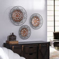 3 Piece Aztec Metal Wall Decor Set Q186321