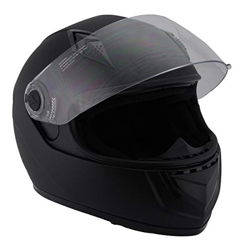 Matte Black Full Face Helmet T1357