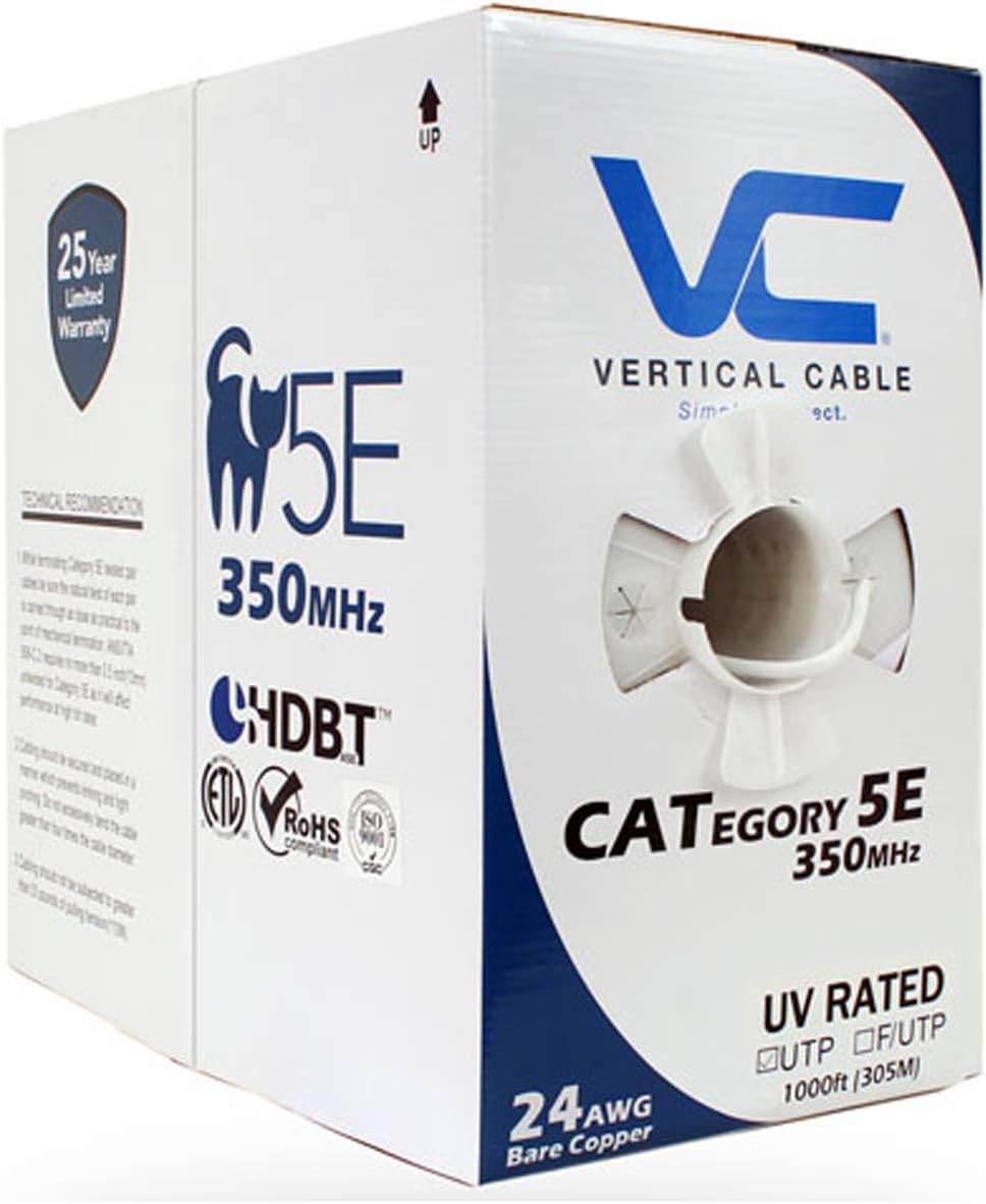 1000ft Bulk Cat5e Ethernet Cable L703