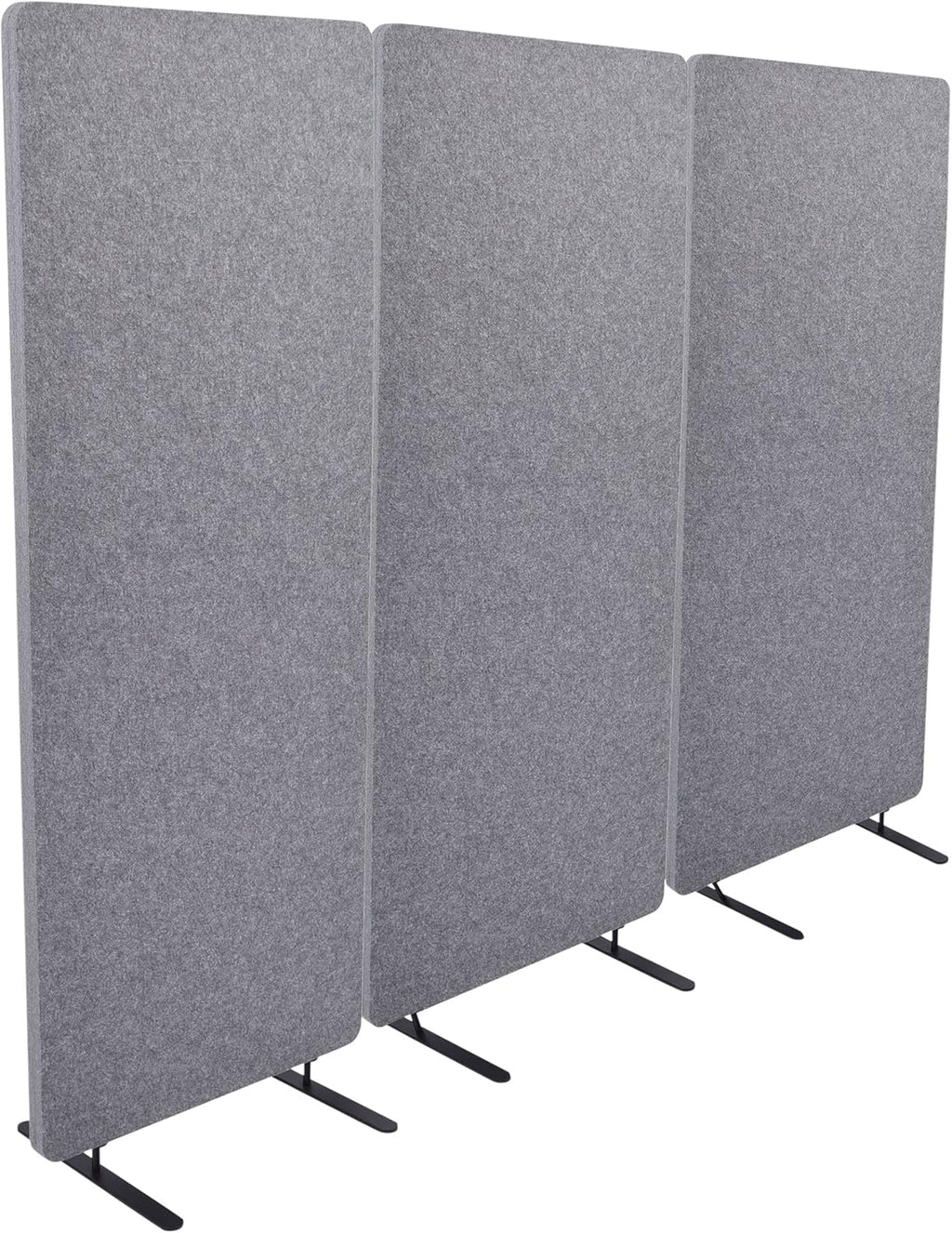Castle Gray 24 X 62 Freestanding Acoustic Room Divider E8060