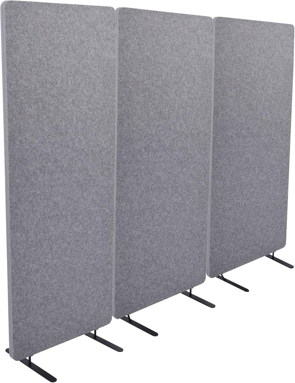Castle Gray 24 X 62 Freestanding Acoustic Room Divider E8060