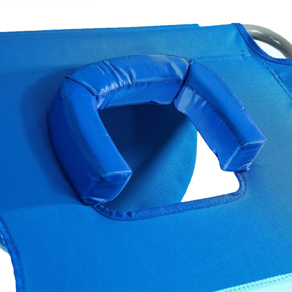 Blue Beach Camping Pool Tanning Chair I9174